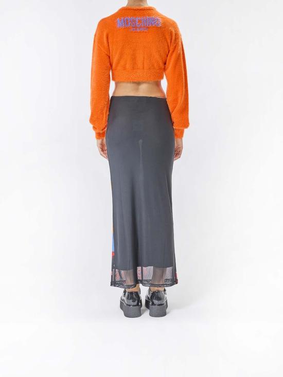 25FW 모스키노 가디건 091782021124 Orange - MOSCHINO