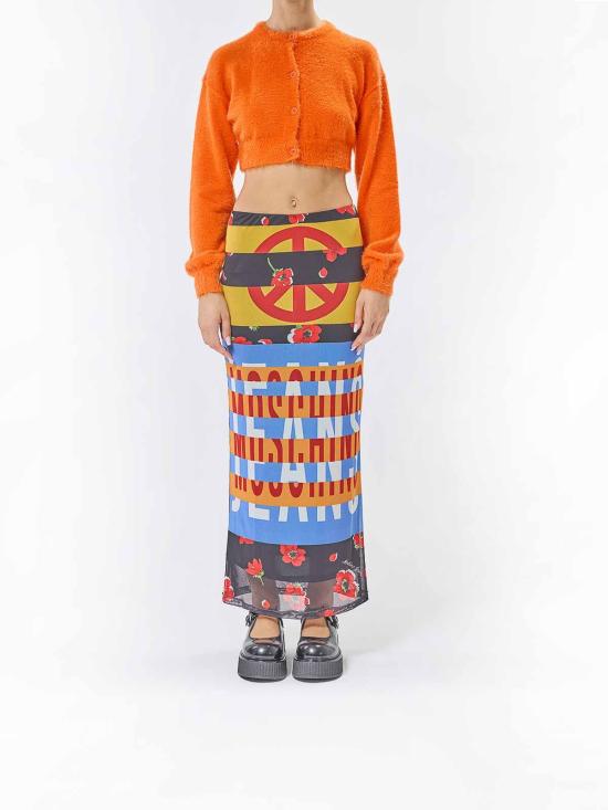 25FW 모스키노 가디건 091782021124 Orange - MOSCHINO