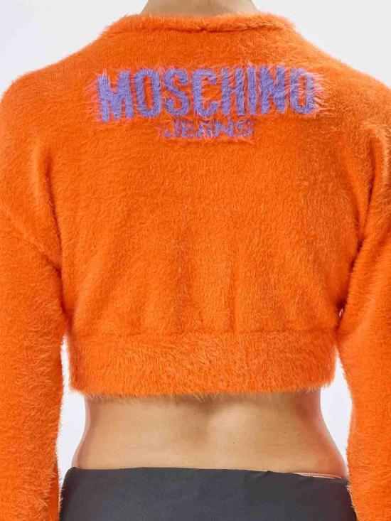 25FW 모스키노 가디건 091782021124 Orange - MOSCHINO