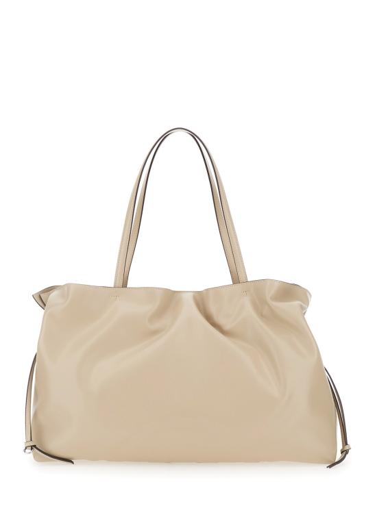26SS 토리버치 엘라 나투라 엠보스드 토트 백 178767251 Beige