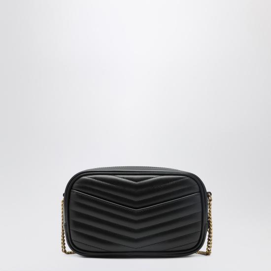 26SS 생로랑 퀼티드 레더 루 미니백 748849DV707 Black - SAINT LAURENT