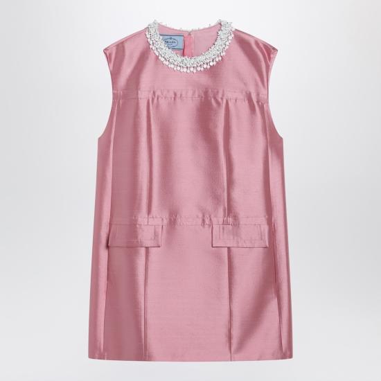 26SS 프라다 숏 원피스 P3S42ROOO19R0 Pink