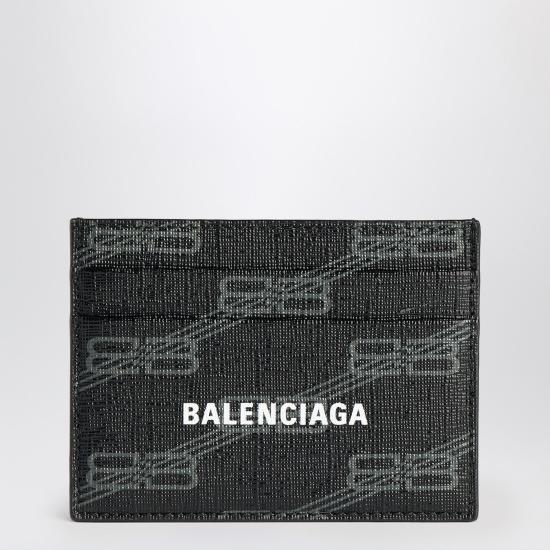25FW 발렌시아가 캐쉬 카드 홀더 594309210D8 Black