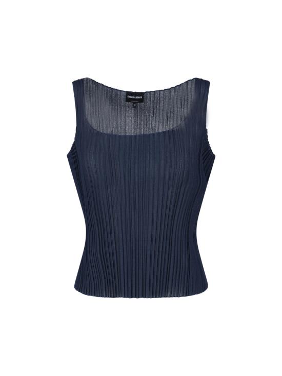 26SS 조르지오 아르마니 스웨터 GW003427 AF23439 UB110 Blue - GIORGIO ARMANI