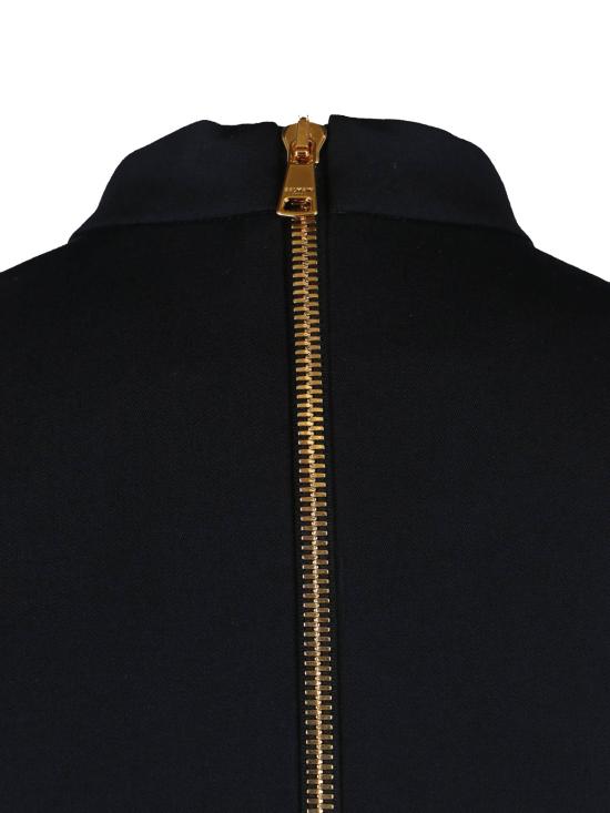 26SS 발망 미디 원피스 GF1R3370WC09 0PA Black - BALMAIN