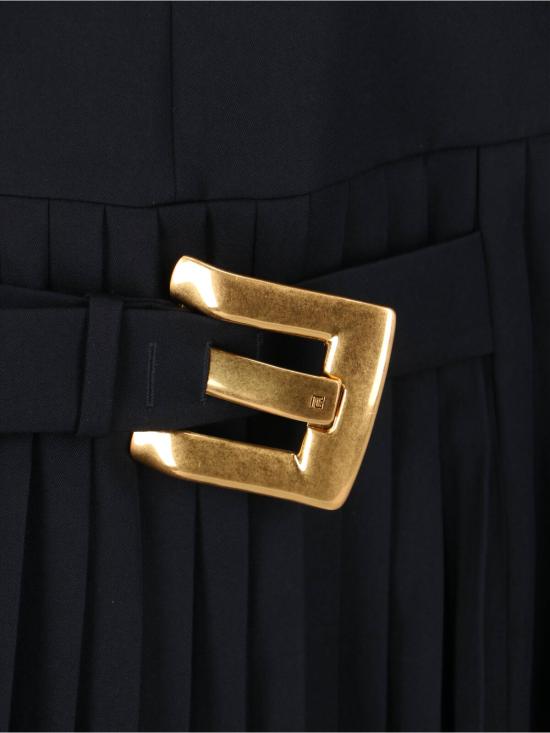 26SS 발망 미디 원피스 GF1R3370WC09 0PA Black - BALMAIN