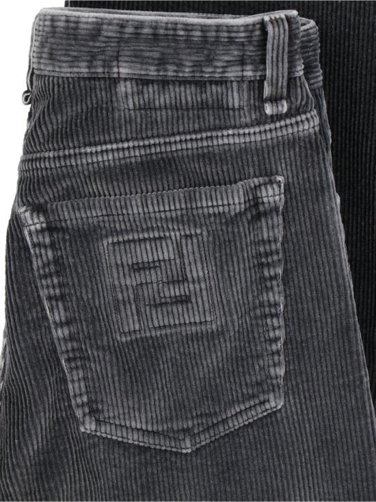 26SS 펜디 데님 팬츠 FLP302 AVY5 F0TY6 Black - FENDI
