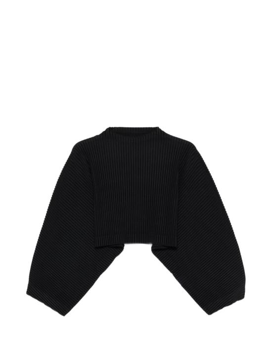 26SS 옴므 플리세 이세이 미야케 민소매 티셔츠 HP66JK171 15 Black