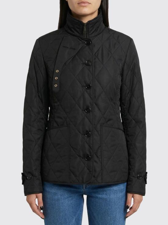 26SS 버버리 퀄티드 자켓 8100657 BLACK DOM