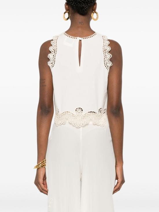 26SS 포르테포르테 민소매 티셔츠 14600 MYTOPAVORIO Ivory - FORTE FORTE