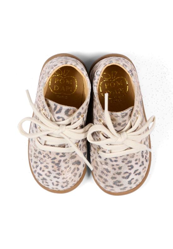 26SS [키즈] 폼다피 레이스업 슈즈 U 1 AA AO04 09 BIANCO PLATINO WHITE - POM D'API