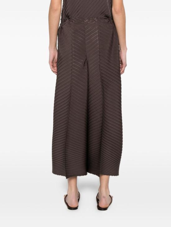 26SS 이세이 미야케 스트레이트 팬츠 IM66FF670 45 Brown - ISSEY MIYAKE