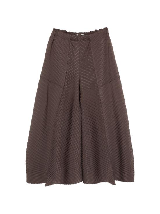 26SS 이세이 미야케 스트레이트 팬츠 IM66FF670 45 Brown