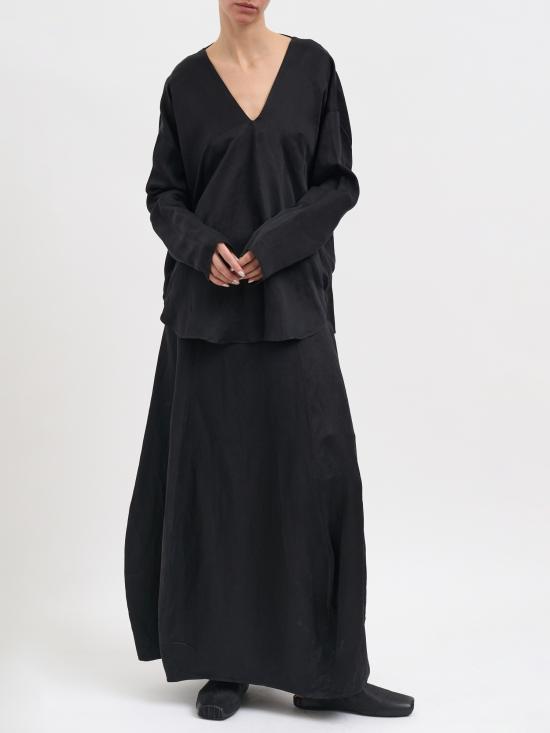 26SS RUOHAN 블라우스 NRE080SS26 Black - OTHER BRANDS