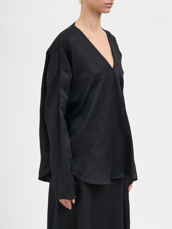 26SS RUOHAN 블라우스 NRE080SS26 Black - OTHER BRANDS