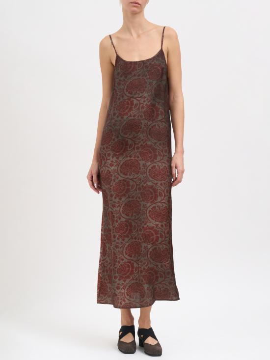 26SS 우마 왕 롱 원피스 NUP5018UW087 Grey - UMA WANG