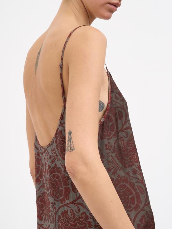 26SS 우마 왕 롱 원피스 NUP5018UW087 Grey - UMA WANG