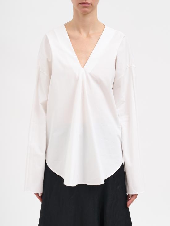 26SS RUOHAN 블라우스 NRE019SS26 White