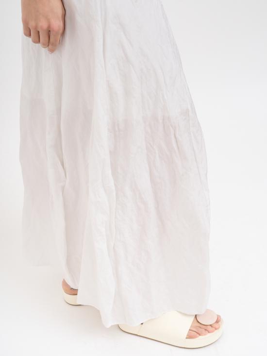 26SS RUOHAN 롱 스커트 NRE015SS26 White - RUOHAN