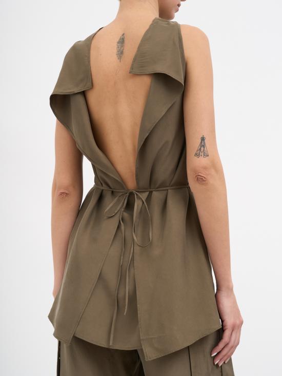 26SS RUOHAN 블라우스 NRE058SS26 Green - OTHER BRANDS