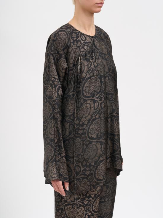 26SS 우마 왕 긴팔 티셔츠 NUP1014UW092 Black - UMA WANG