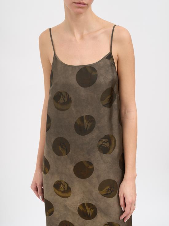 26SS 우마 왕 롱 원피스 NUP5017UW086 Grey - UMA WANG