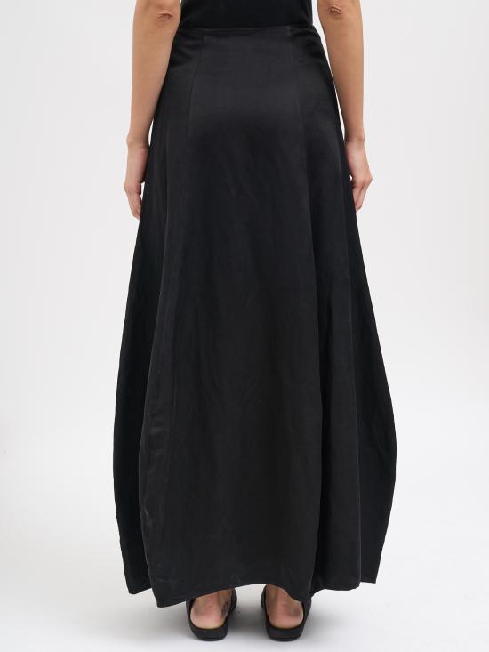 26SS RUOHAN 롱 스커트 NRE081SS26 Black - RUOHAN