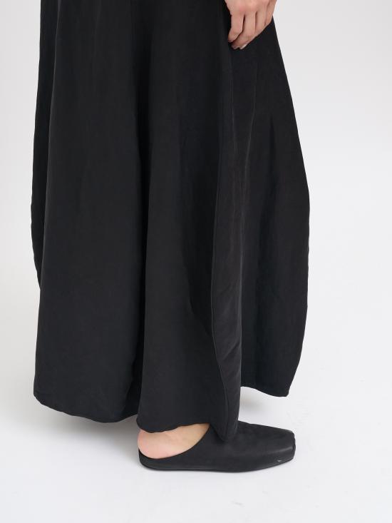 26SS RUOHAN 롱 스커트 NRE081SS26 Black - RUOHAN