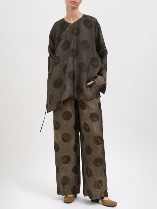 26SS 우마 왕 긴팔 티셔츠 NUP1012UW086 Grey - UMA WANG