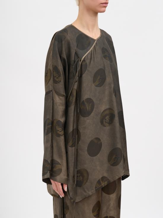 26SS 우마 왕 긴팔 티셔츠 NUP1012UW086 Grey - UMA WANG