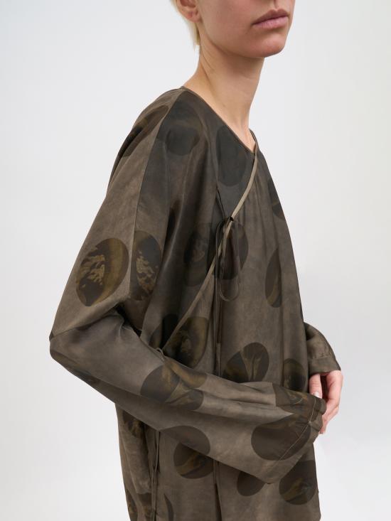 26SS 우마 왕 긴팔 티셔츠 NUP1012UW086 Grey - UMA WANG