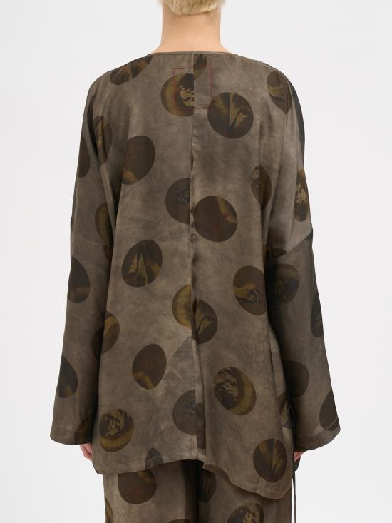 26SS 우마 왕 긴팔 티셔츠 NUP1012UW086 Grey - UMA WANG