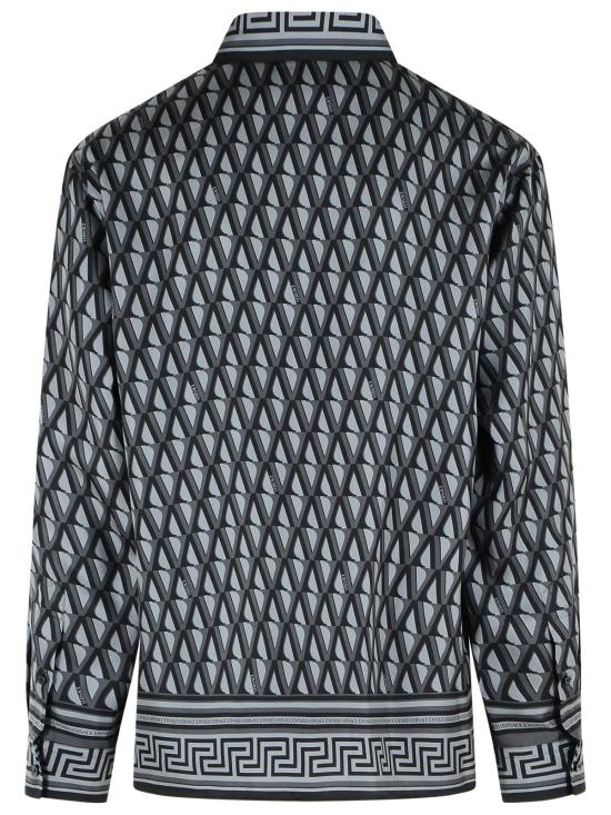 26SS 베르사체 긴팔 셔츠 1019438 1A167855E720 Grey - VERSACE