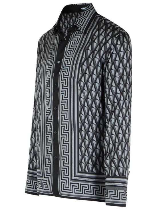 26SS 베르사체 긴팔 셔츠 1019438 1A167855E720 Grey - VERSACE