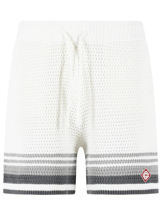 26SS 카사블랑카 숏팬츠 M SP26 KW 934 01WHITE GREY White
