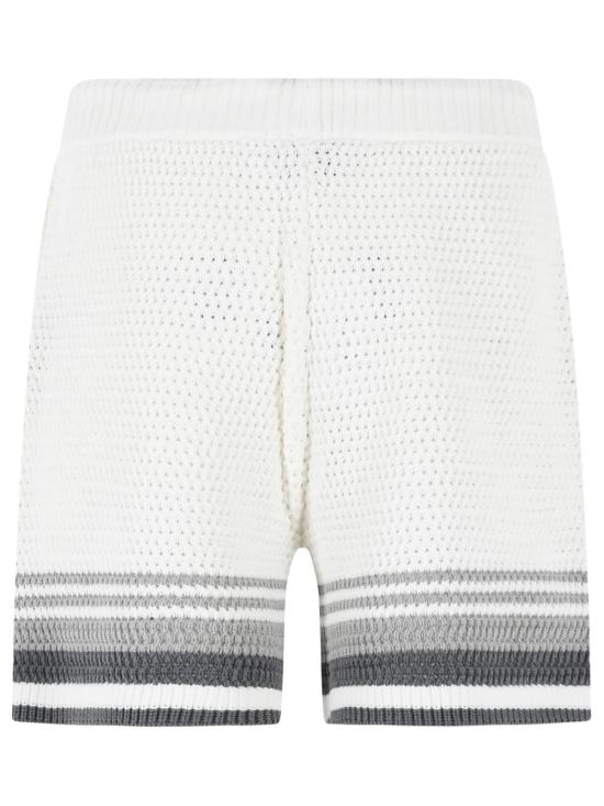 26SS 카사블랑카 숏팬츠 M SP26 KW 934 01WHITE GREY White - CASABLANCA