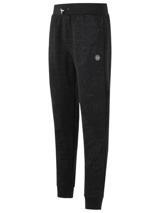 26SS 필립 플레인 트레이닝/조거 팬츠 SAFC MJT 2703 PTE003N02 Black - PHILIPP PLEIN