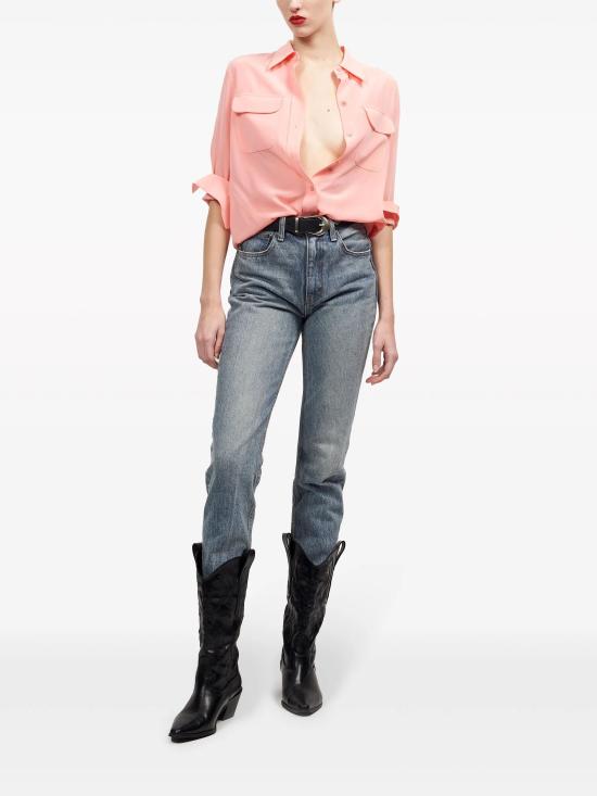 25SS 이큅먼트 셔츠 Q23E231 FLAMINGO PINK - EQUIPMENT