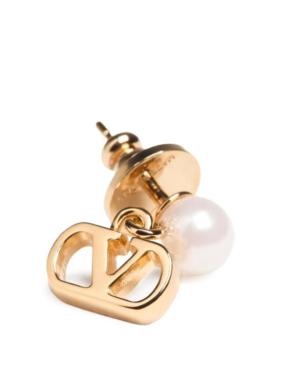 26SS 발렌티노 가라바니 이어링 8W2J0X81 DHCR5G GOLD CREAM - VALENTINO GARAVANI