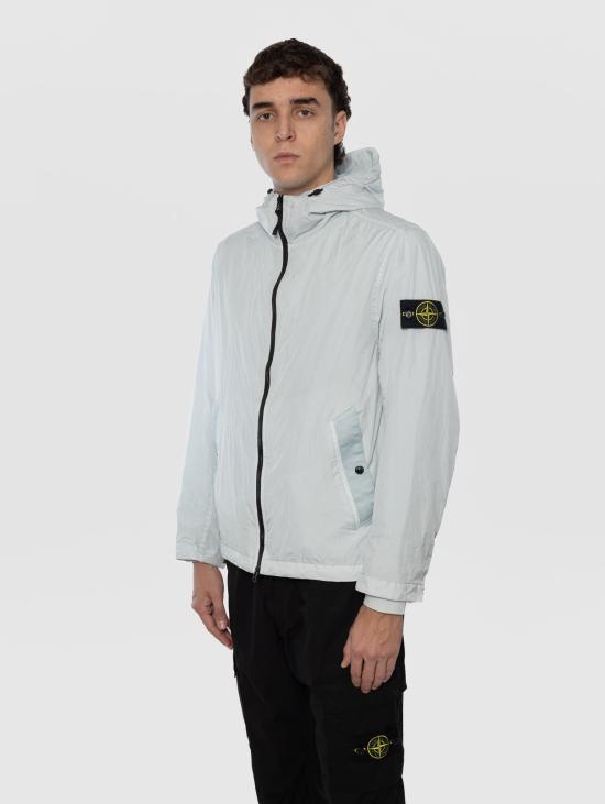 26SS 스톤 아일랜드 크링클 랩스 NY 윈드 레지스턴스 안티 드롭 후드 자켓 L1S154100001S0A23V0041 SKY BLUE DOM - STONE ISLAND