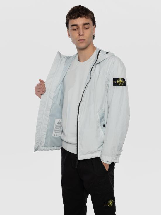 26SS 스톤 아일랜드 크링클 랩스 NY 윈드 레지스턴스 안티 드롭 후드 자켓 L1S154100001S0A23V0041 SKY BLUE DOM - STONE ISLAND