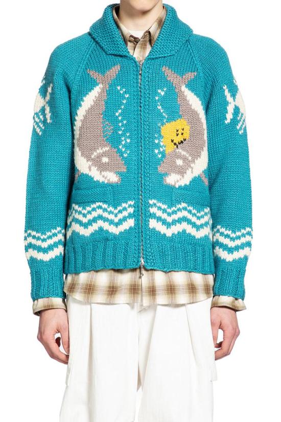 26SS 캐피탈 가디건 K2511KN154TURQUOISE DOM