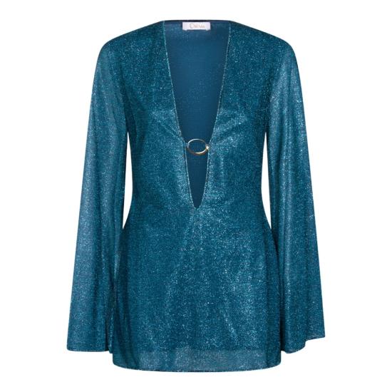 26SS 오세리 숏 원피스 LYF246PEACOCK Blue