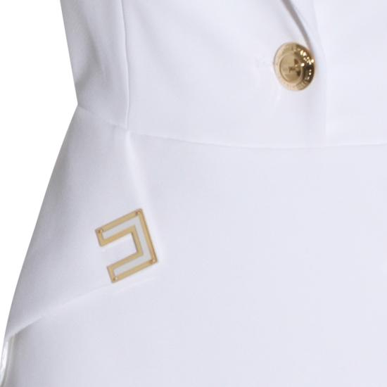 26SS 엘리자베타프랜치 숏 원피스 AB92461E2360 White - ELISABETTA FRANCHI