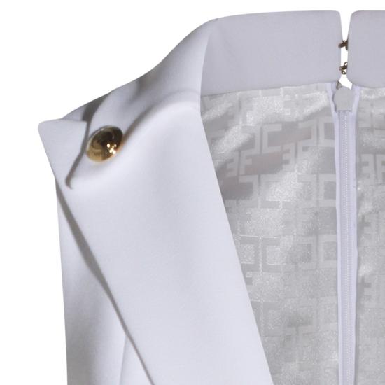 26SS 엘리자베타프랜치 숏 원피스 AB92461E2360 White - ELISABETTA FRANCHI