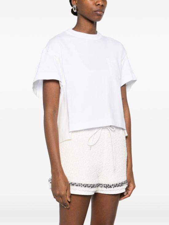 26SS 사카이 반팔 티셔츠 26 08348 101 White - SACAI