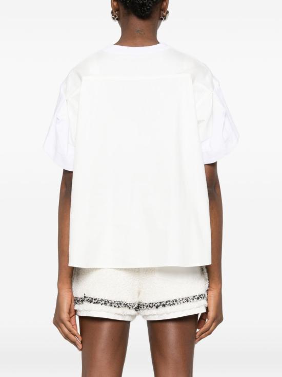 26SS 사카이 반팔 티셔츠 26 08348 101 White - SACAI