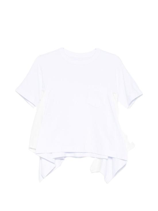 26SS 사카이 반팔 티셔츠 26 08349 101 White