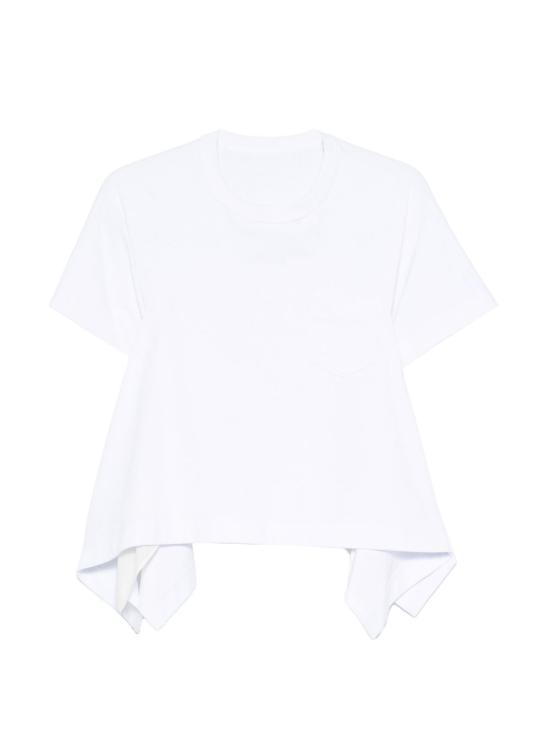 26SS 사카이 반팔 티셔츠 26 08404 101 White