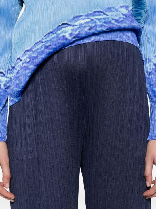26SS 플리츠플리즈 스트레이트 팬츠 PP66JF115 78 Blue - PLEATS PLEASE